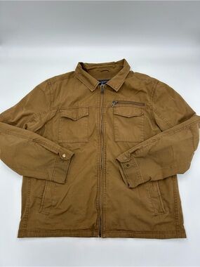 G.H. Bass & Co. Tan Zip-Front Field Jacket
